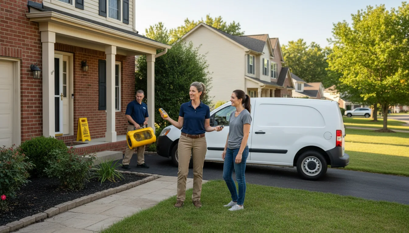 Residential water damage restoration in Buttonwillow, CA